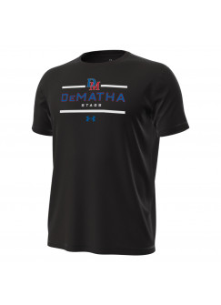UA Black Tech Stretch SS Tee